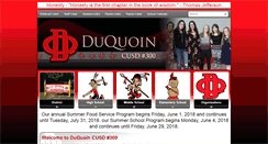 Desktop Screenshot of duquoinschools.org