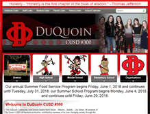 Tablet Screenshot of duquoinschools.org